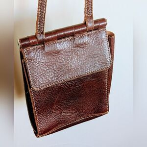 Ellington Hinge Brown 🤎 Mini Leather Shoulder Bag
